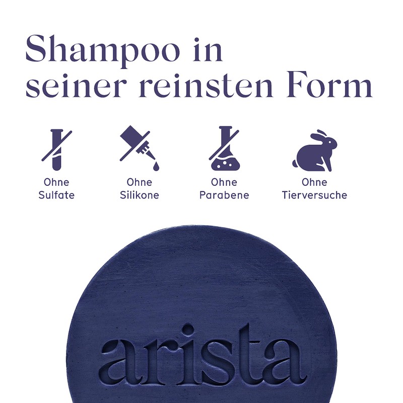 Arista Solid Silver Shampoo Anti-Yellow Tint Shampoo Nourishing Silver Shampoo