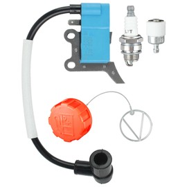 CARBBIA A411001750 Ignition Coil Module Compatible with Echo PB-2520 PB2520 PB 2520 Leaf Blowers with Fuel Filter Spark Plug Fuel Cap A10083