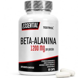 Beta Alanina, 1200 mg por porción  Pre Workout  Preentreno, Apoya tu Entrenamiento, sin Estimulantes, TSN Testrol Essential  60 cápsulas              