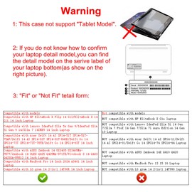 Alapmk Protective Case for ASUS Zenbook 14 UX3405 UX3405MA-PH77, Acer Swift 14 AI SF14-51T, MacBook Pro 14 Inch 2024 A3401, HP EliteBook X Flip 14 G1i/EliteBook X 14 G1i, Black