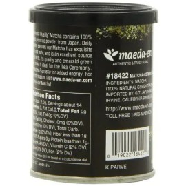 Maeda-en Matcha Ceremonial Quality Green Tea Powder, 1-ounce                                                                                          