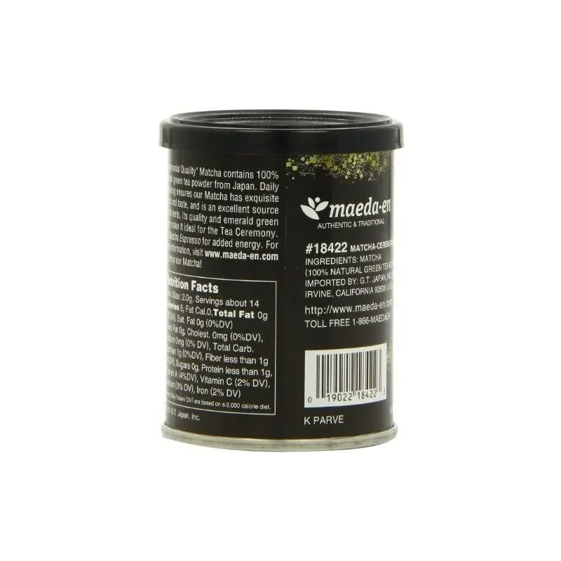 Maeda-en Matcha Ceremonial Quality Green Tea Powder, 1-ounce