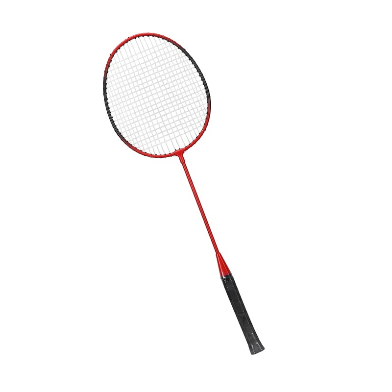 LEIJIAER Badminton Racket Offensive Iron Alloy Lightweight Comfortable Grip Sports