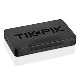 TIK PIK Paquete de 6 Púas de Guitarra para Guitarras Acústicas y Bajo | Como se Vio en Shark Tank | Calibre Delgado Negro