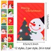 Giugio Pack of 24 Notebook Christmas Small, Mini Notepads Christmas