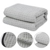 MOTRAIN 5Pcs 16in Waffle-Weave Microfiber Towel, Polishing Drying Towels, Rinseless
