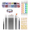 Nail Art Kit Professional Brush Decoration Thread Stamping Sticker Nail
