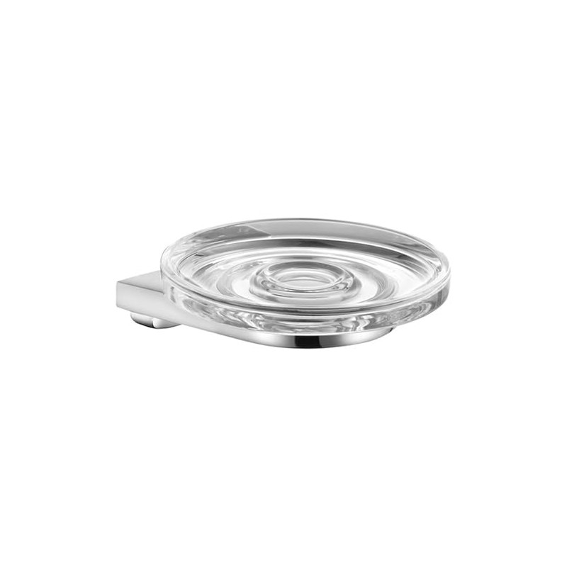 Keuco 12755019000 Soap Holder with Crystal Soap Dish - Chrome