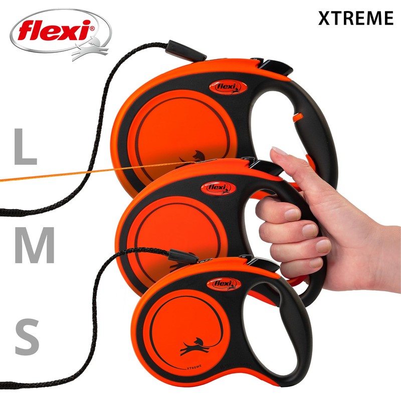 FLEXI Xtreme Tape Retractable Dog Leash for Large Dogs Upto