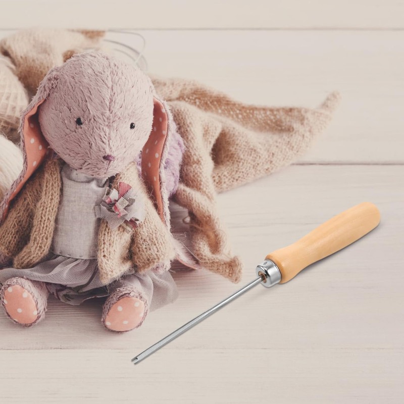 HEALEEP Stuffing Tool for Dolls and Plush Toys Wooden Handle
