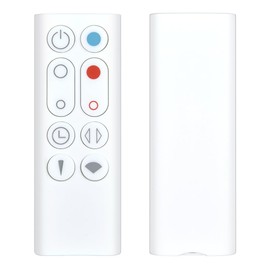 TCNOUMT New Replacement Remote Control Compatible with Dyson AM09 Desk Air Purifier Hot+Cool Tower Fan 966538-01, White, Non-metallic material, No magnetic attraction function