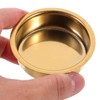 VOSAREA 6pcs Metal Incense Cone Burners Tea Light Tins Cups
