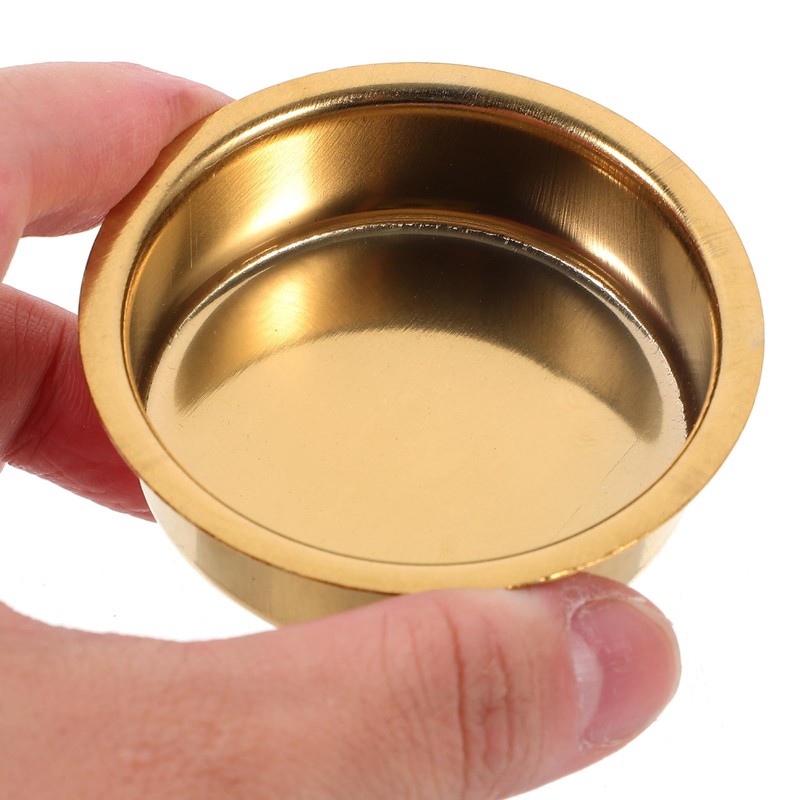 VOSAREA 6pcs Metal Incense Cone Burners Tea Light Tins Cups