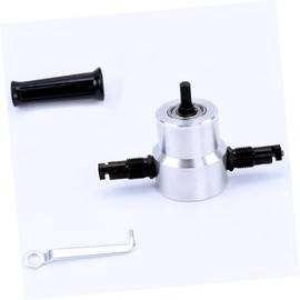 DOITOOL 1 Set Metal Cutting Tool Pneumatic Cutting Tool Metal Cutters Drill Accessories Double Headed Cutting Nibbler Drill Attachment Cutting Tool Iron Sheet Appendix Metal Sheets Slicer