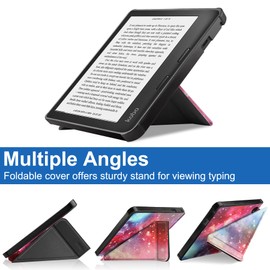 Lobwerk Protective Case for Kobo Sage eReader 8 Inch Slim Case with Stand Function and Auto Sleep/Wake Function