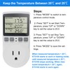 KETOTEK KETOTEK Digital Thermostat Outlet Plug Temperature Controller Outlet Socket