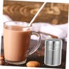 CIYODO Stainless Steel Sugar Shaker Fine Mesh Sifter Lid Powder