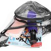 AIMALL Clear PVC Crossbody Backpack, Waterproof Adjustable Shoulder Strap Bag,