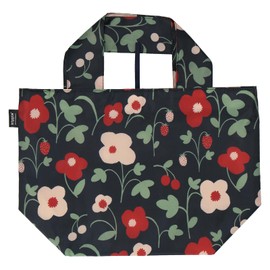 Kippis 30201206A Women's Folding Bag, Eco Bag, Women's, Marjatta, 30201206A, Black, (A) Approx. Width 13.0 x Height 9.1 x Depth 5.1 inches (33 x 23 x 13 cm), Black [A]