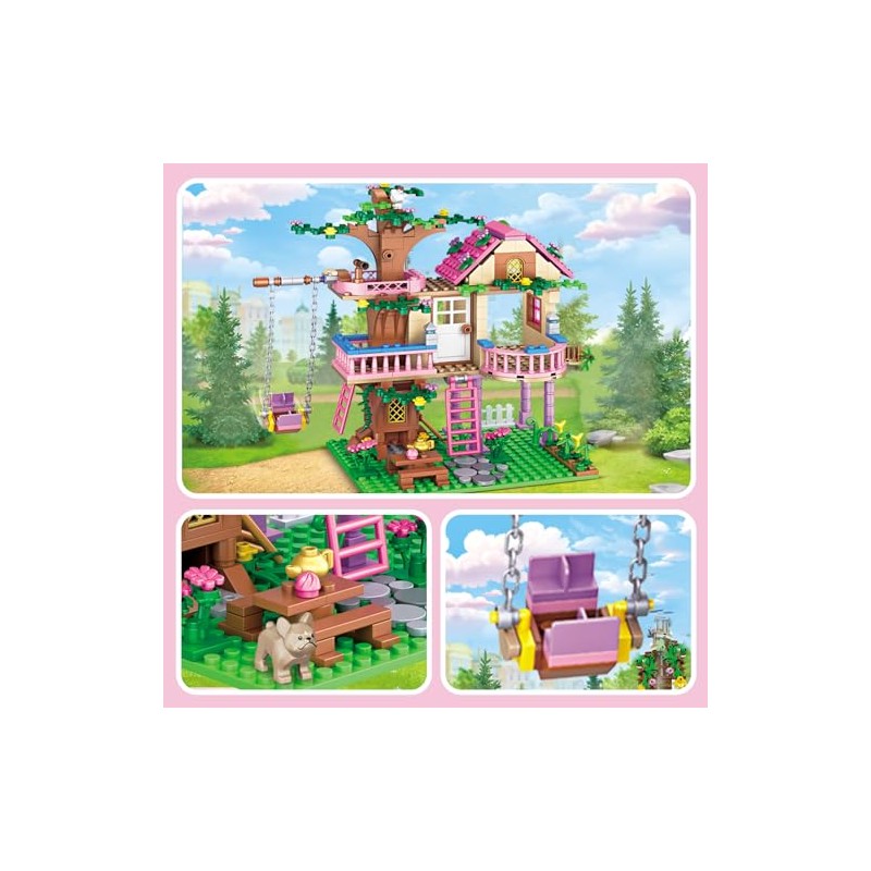 HSANHE Juego de construcción de casa de árbols (7652)