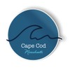 Squiddy Cape Cod Massachusetts Wave - Vinyl Sticker Decal for