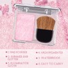 Prreal Highlighter Powder Palatte, Glitter Shimmer Highlighter Blusher for Cheek,