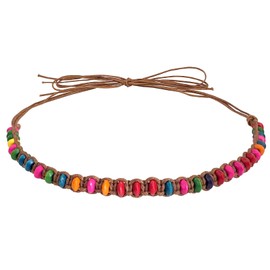 RainFlowwer Colorful Cowboy Hat Bands for Men Women Ethnic Western Fedora Panama Hat Belts Cowgirl Hatbands Cowboy Supply Hand Made Replacement