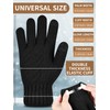 SELBATON Winter Warm Gloves with Fleece Lining Knitted Soft Touch