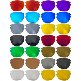 Replacement Lenses for Oakley Frogskins Lite OO9374 Sunglasses/1.5mm polarized/easy to install (black)