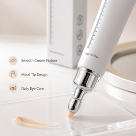 Crema for ojos diaria con punta aplicadora de metal, cuidado la humedad del área, textura suave for una rutina piel simple, 20 g
