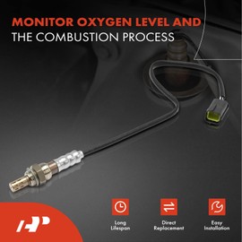 A-Premium - Sensor de oxígeno O2 compatible con Nissan Altima 2007-2012, Murano 2009-2011, Maxima 2009-2014, Quest 2011, 3.5L, downstream delantero y trasero, juego de 2 piezas, reemplazar # 226A0-JA10C