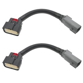 2Pcs Halogen to LED Taillight Conversion Harness Converter Connector Plug Adapter,Fits for Ford F-150 Trucks 2018-2020, Halogen w/o Bliss to led Requires Forscan (not Included)