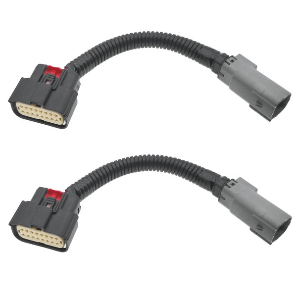 2Pcs Halogen to LED Taillight Conversion Harness Converter Connector Plug