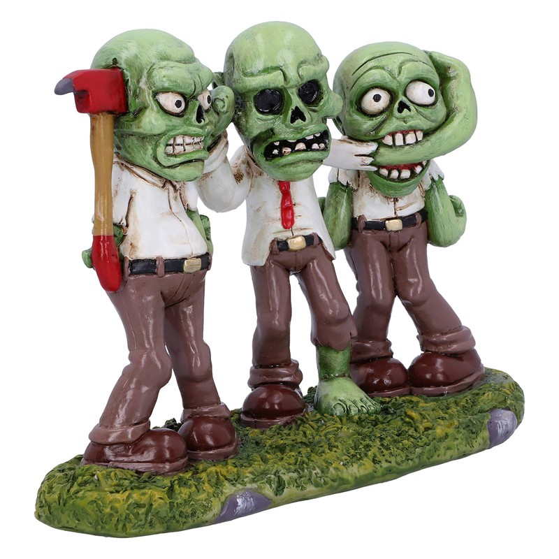 Nemesis Now Three Wise Zombies Horror Undead Creature Figurine, Resin,