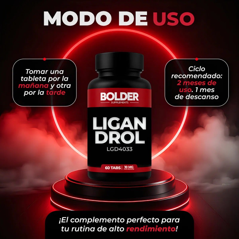 Ligandrol Aumento Masa Muscular 60 Tabletas 30 Servicios 10mg Bolder