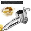 Multi-Function Stainless Steel Cheese Grater Hand Cranked Rotatable Cutter Shredder