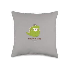 Molang - Funny cartoon designs for women, men and kids Throw Pillow