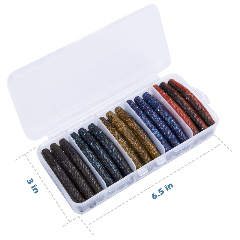 Bombrooster Finesse Ned Rig Baits Kit-TRD - Señuelos de gusanos