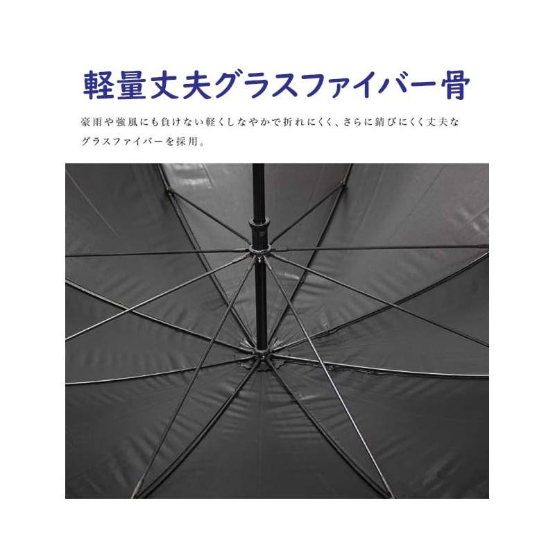 折りたたみ傘 日傘 晴雨兼用 メンズ 軽量 大きい 親骨 60cm 内側コーティング UV99.9％カット