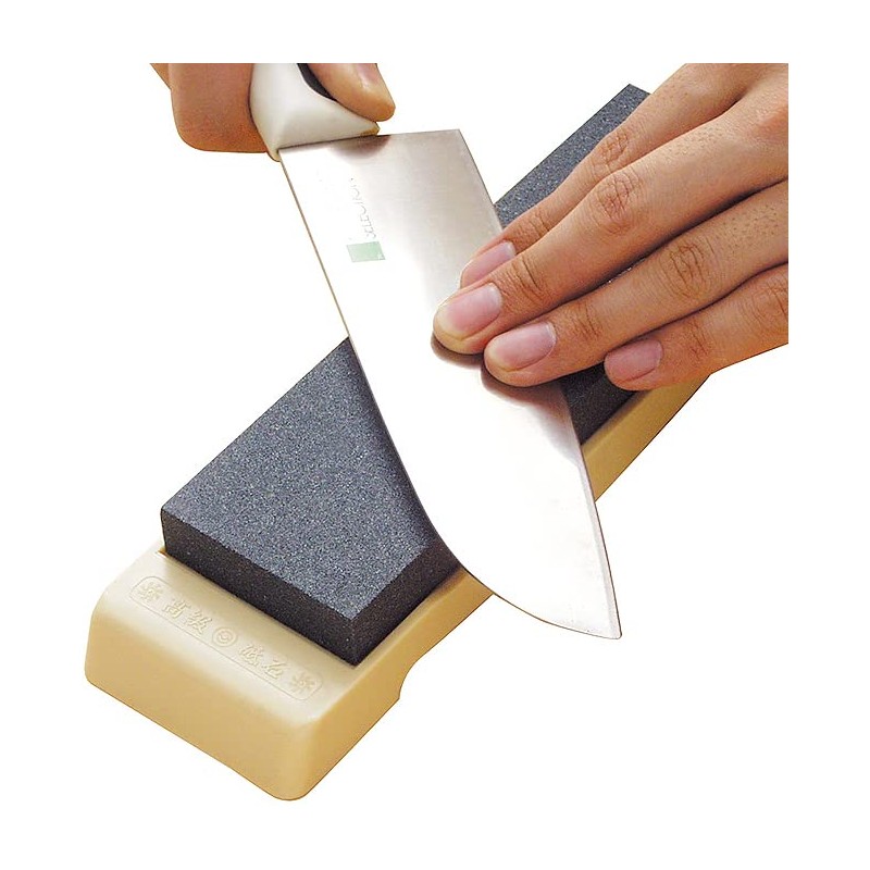 SK11 Household Whetstone with Base for Chipped Blades for Rough