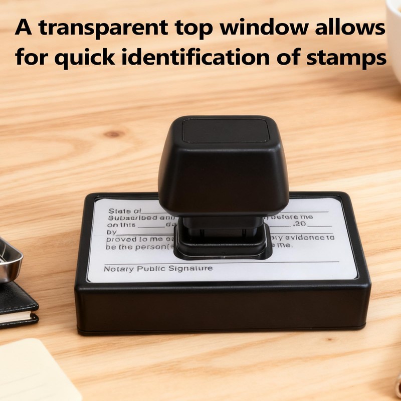 Notary Stamps,Self-Inking Notary Jurat Stamp, Acknowledgement Notary Seals for Public