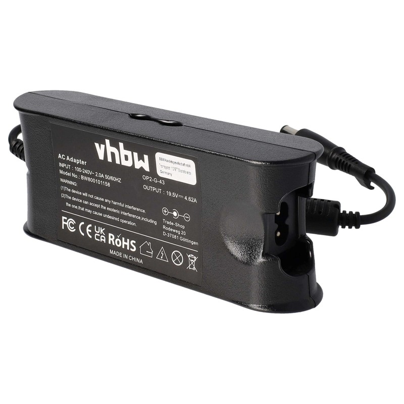 vhbw 1x Power Supply Compatible with Dell Latitude D631N, D630N,