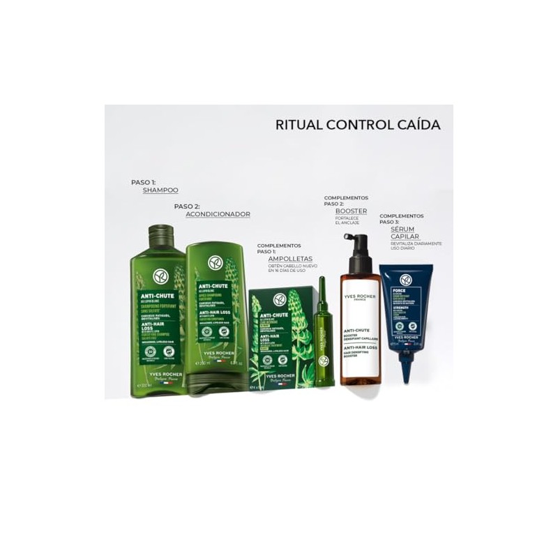 Yves Rocher Duo Pack Shampoo Anticaída Enriquecido Lupino Blanco Extracto