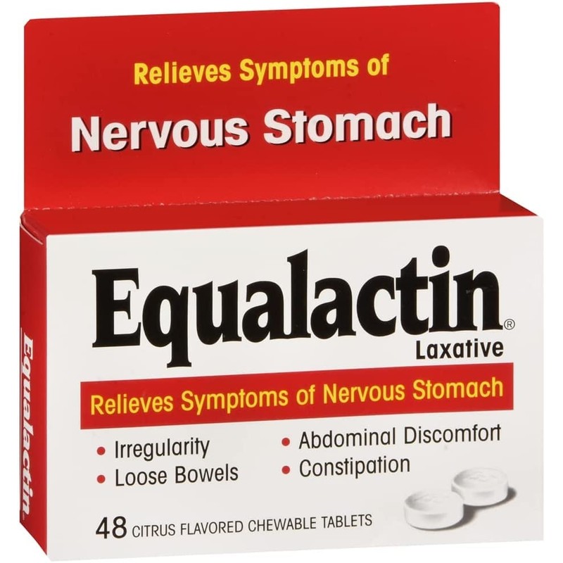 Equalactin Chewable Tablets 48 Tablets (Pack of 12)
