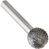 Drill America SD-6 Carbide Burr/Rotary File Ball-End Double Cut for
