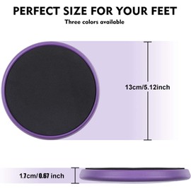 Ballet Turn Disc Turning Board for for Dancers Figure Skaters Gymnasts Cheerleaders, Portable Spin Turn Board to Improve Balance Pirouette Technique, Ballet Training Equipment for Kids Adult (Purple)