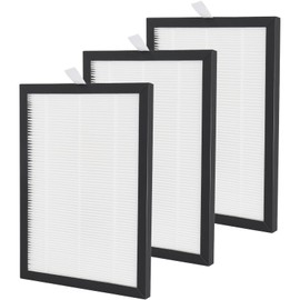HEPA Filter Compatible with Meaco 20L Dehumidifier Air Purifier 20LE Low Energy Platinum, Enhanced Air Quality HEPA Filters by Gekufa (3 pcs) (20L)