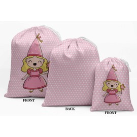 Darling Souvenir Pink Star & Fairy Birthday Party Supplies Gift Pouches Favor Candy Bags 15 Pieces