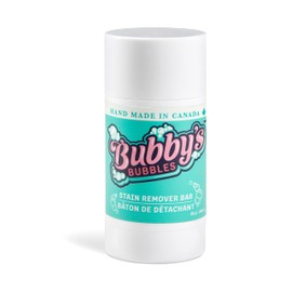 Bubby's Bubbles Eco-Friendly Stain Remover Stick, A Vegan Natural Laundry Spot Remover Bar - Unscented