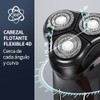 TicEaik Afeitadora Eléctrica,Pantalla LED inteligente Shaver,Totalmente Lavable,Recortadora Barba Multifuncional para